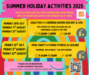Summer holiday activities