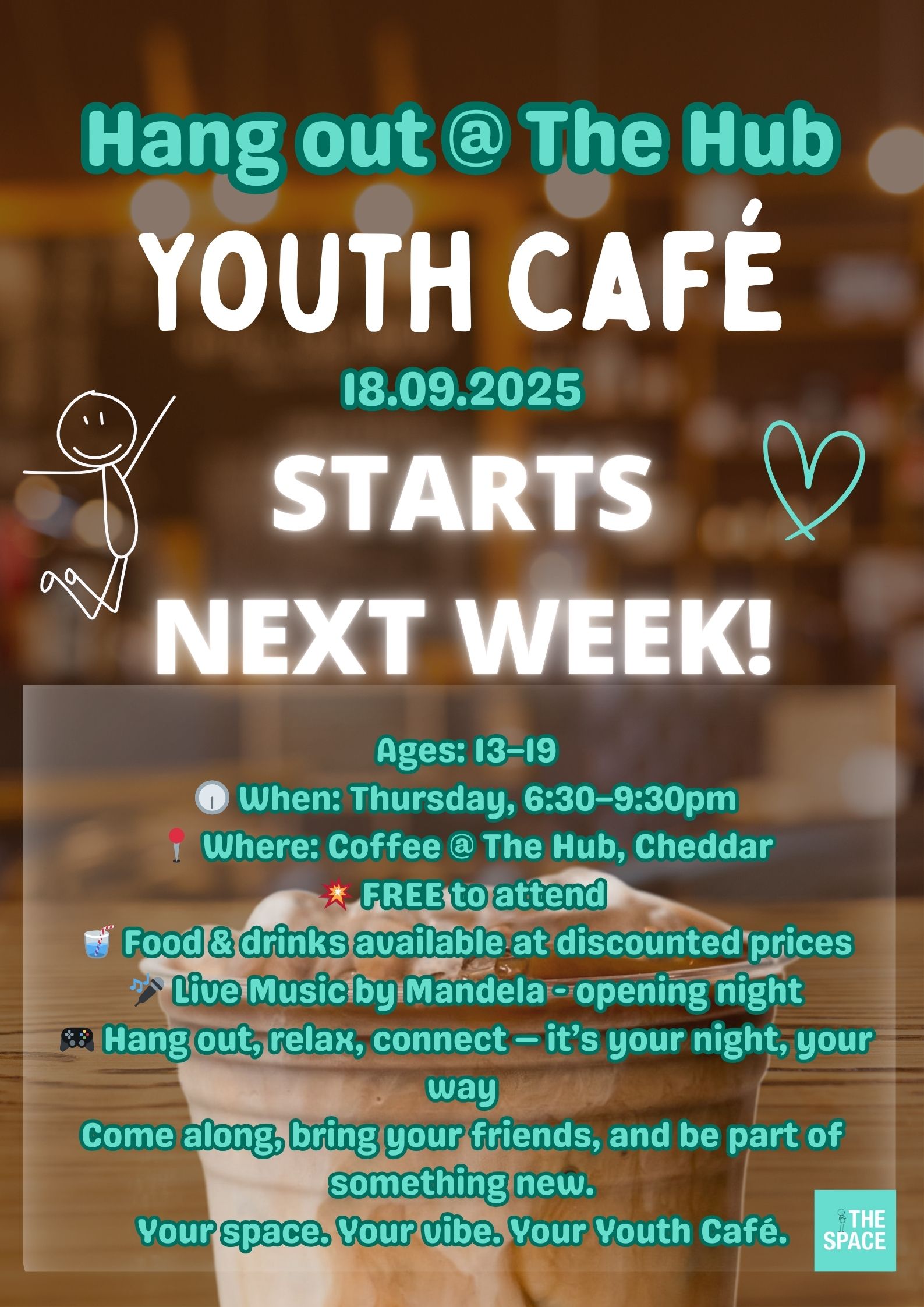Youth Cafe - next week poster